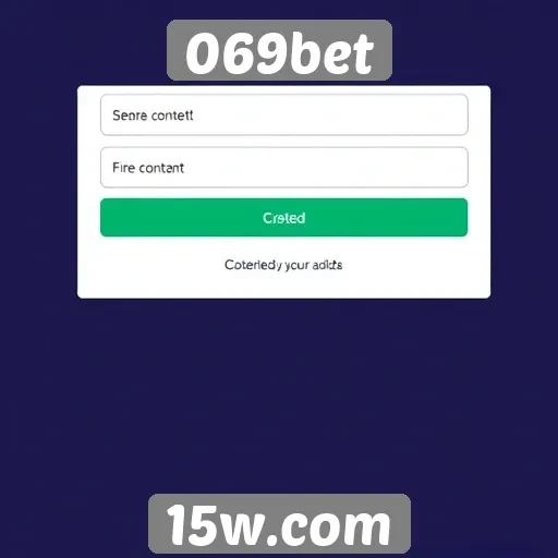 Como criar uma conta no 069bet de forma simples